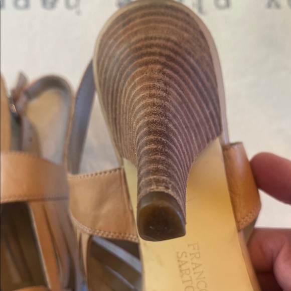 Franco Sarto Brown Strappy Heels - Picture 10 of 12